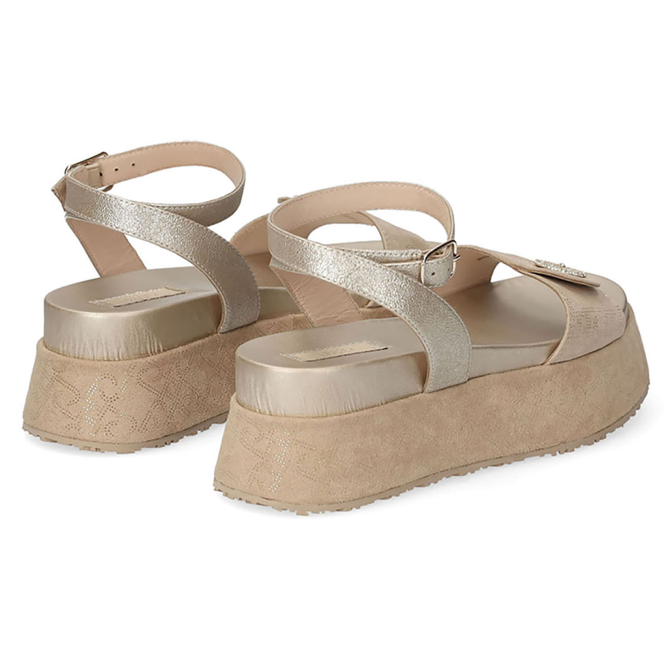 Liu-Jo Sandales en Cuir Frida beiges