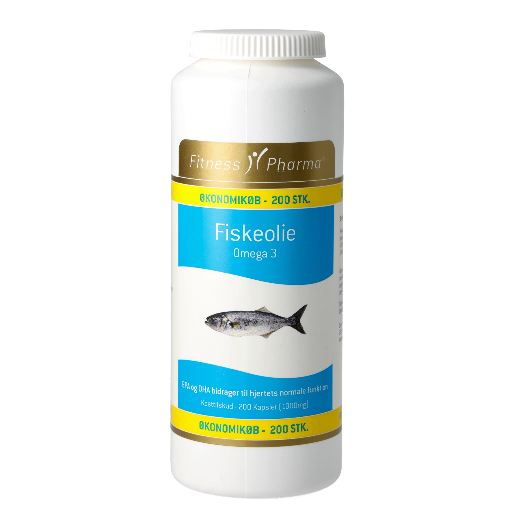 Fitness Pharma Fiskeolie 200 kaps.
