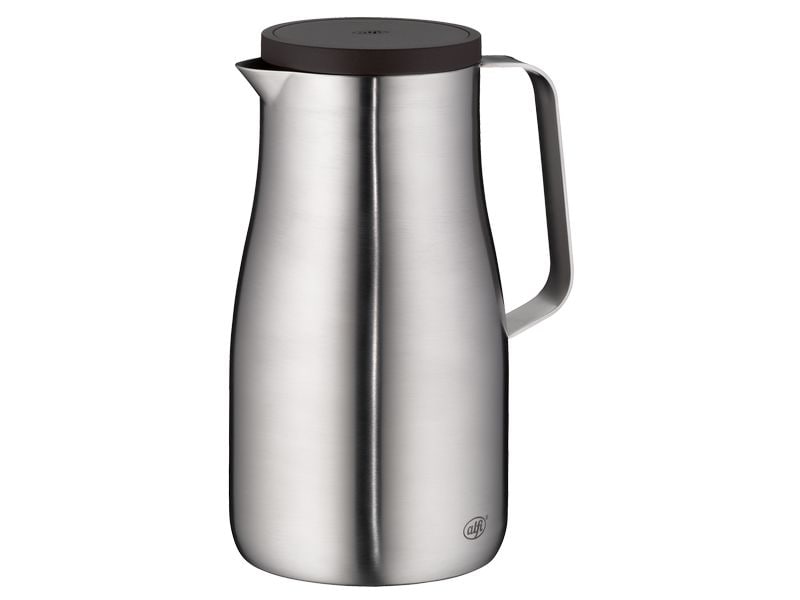 Alfi Thermoskanne Studio 1000 ml, Silber Karaffe aus Edelstahl