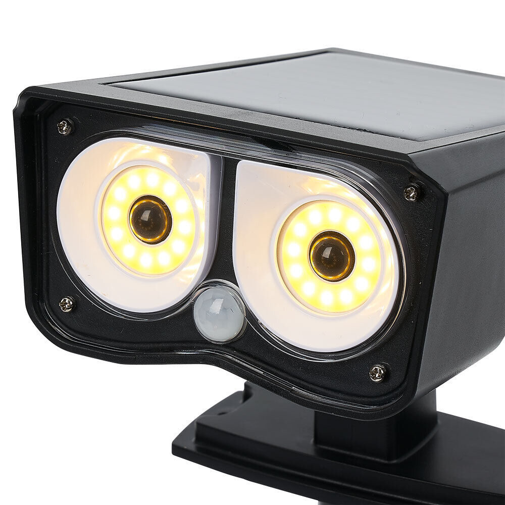 Lampe solaire à planter ou visser plastique noire batterie 3,7V
