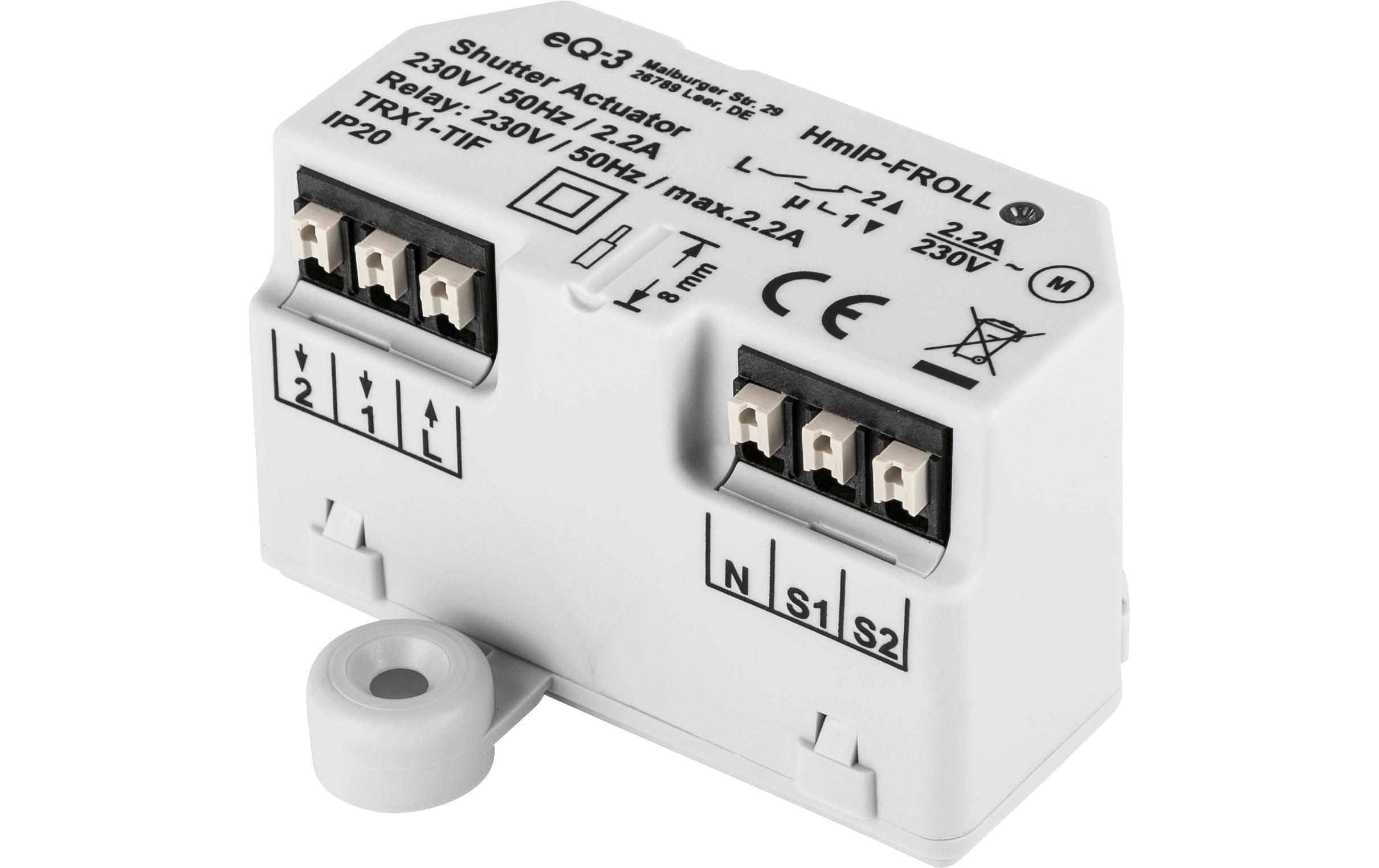 Smart Home Funk-Rollladenaktor UnterputzUnterputzaktor zum Steuern von Rollläden und Markisen – HmIP-FROLL