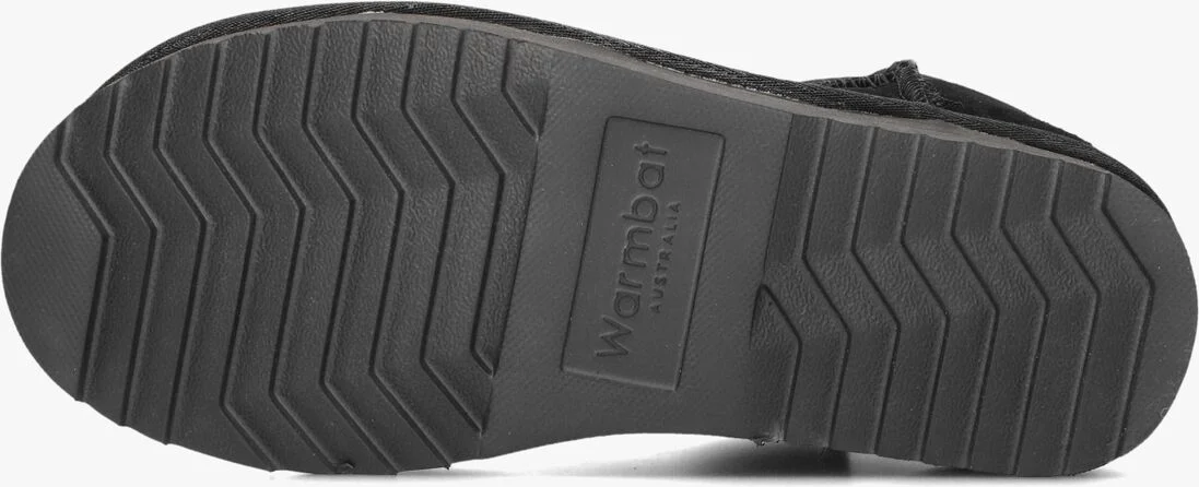 WARMBAT zwarte warmbat vachtlaarzen durack plateau