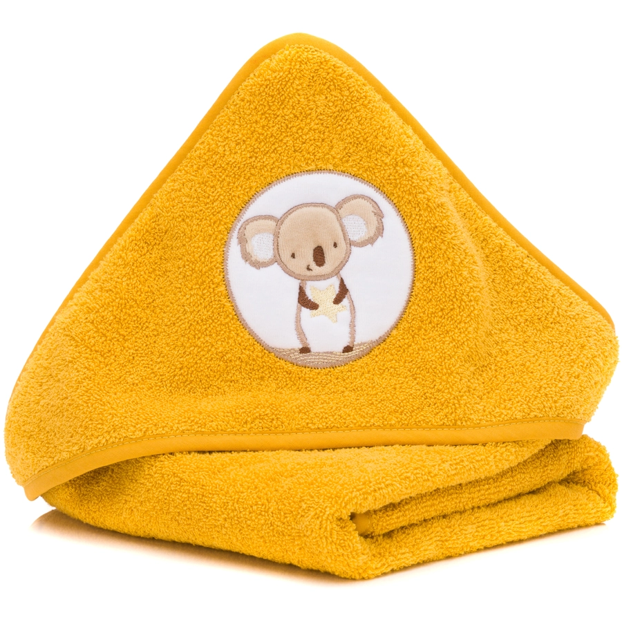 fillikid Kapuzenbadetuch Koala honey 75x75 cm