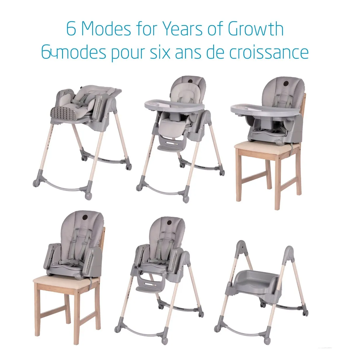 Maxi-cosi Chaise Haute Minla - Cascade Gris