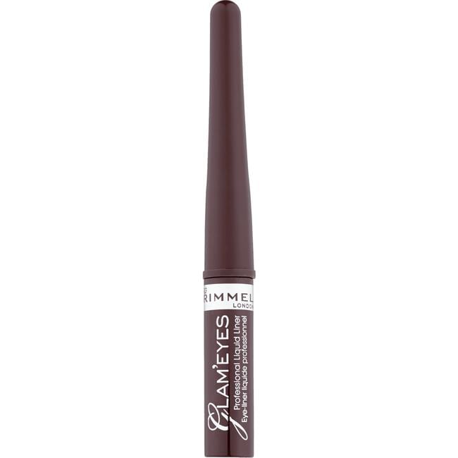 Rimmel London Glam'Eyes Professionalliquid Eyeliner - 002 Velvet Brown