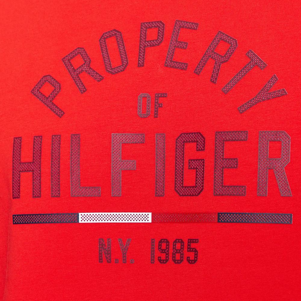 Tommy Hilfiger T-shirt Rouge Homme Tommy Hilfiger Graphic