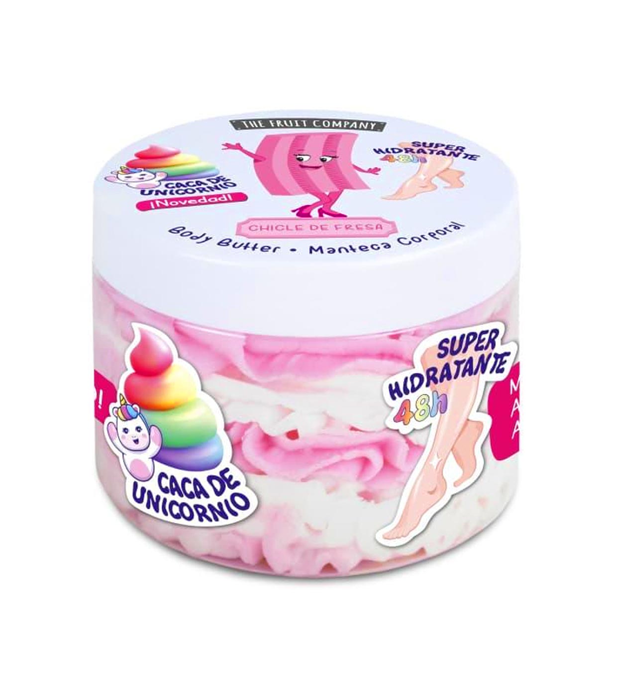 The Fruit Company - *Candy Shop* - Manteiga Corporal Hidratante - Chiclete de Morango