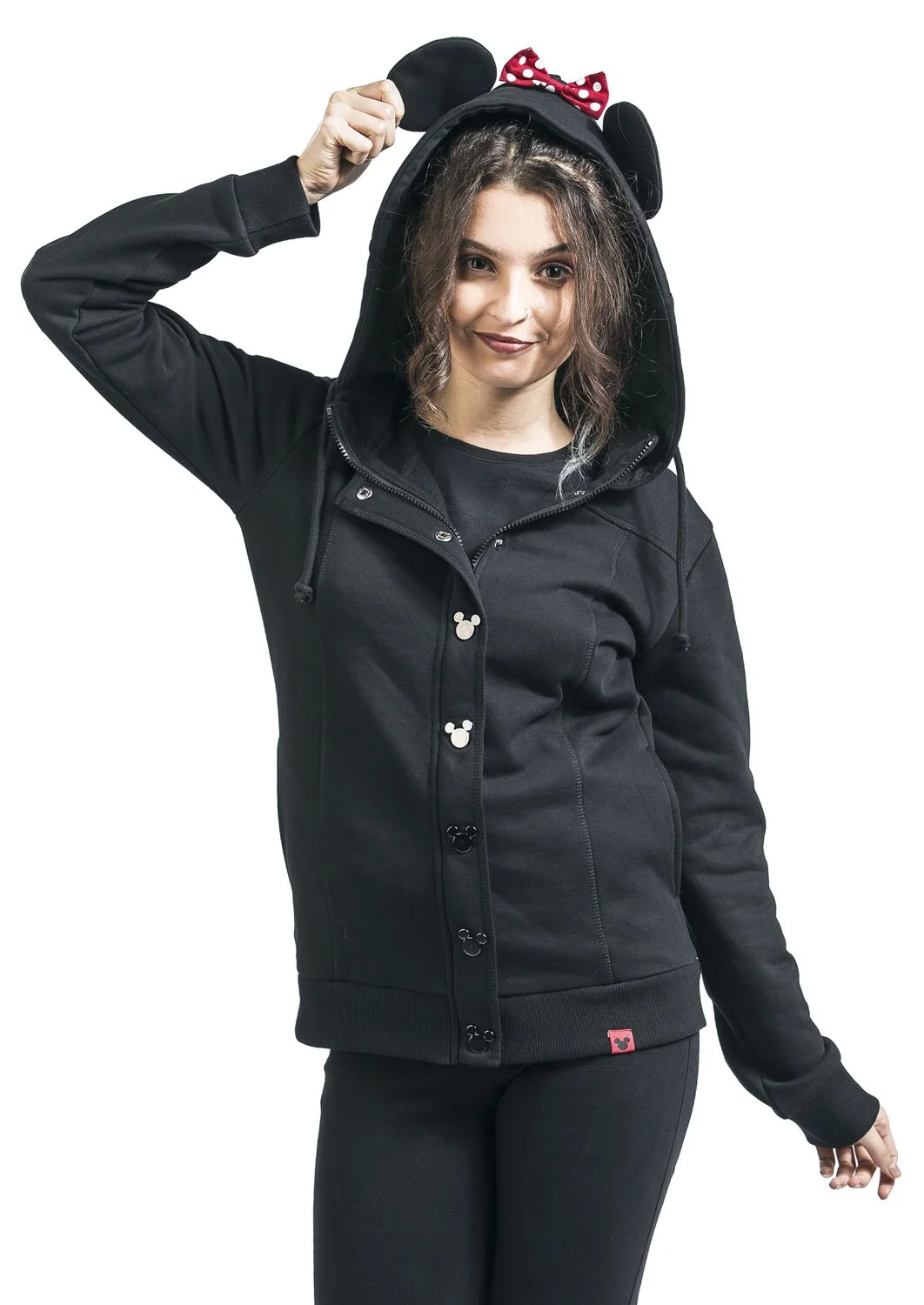 Minnie | Mickey & Minnie Mouse Sweat-shirt zippé à capuche