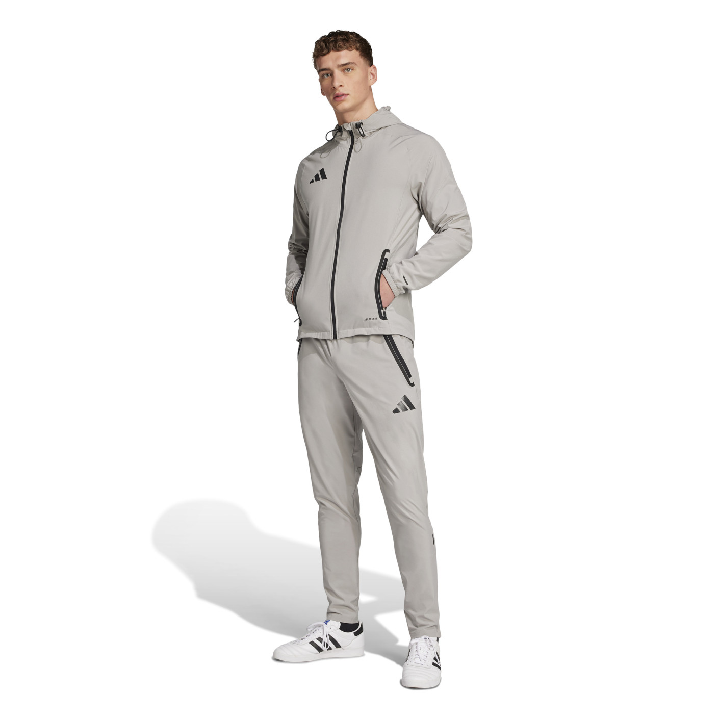 Adidas Tiro 25 Vis Tech Competition Trainingsbroek Grijs Zwart