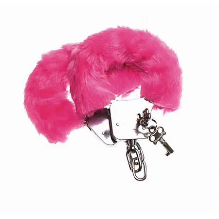 Widmann Handschellen mit Plüsch, rosa