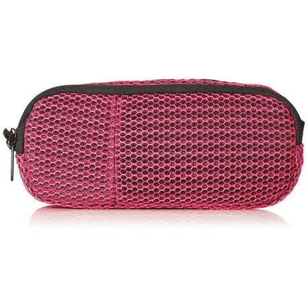 Idena Stifte-Etui Mesh 2 Fächer, pink