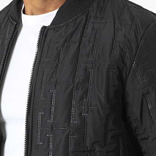 Veste Bomber Réversible Noir