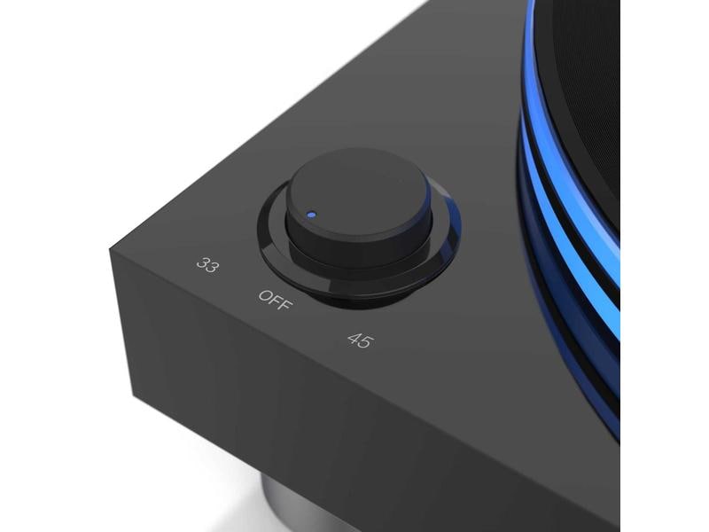 Reloop Plattenspieler HiFi Turn7 Schwarz Hochwertiges USB-Plattenspielersystem mit Riemenantrieb