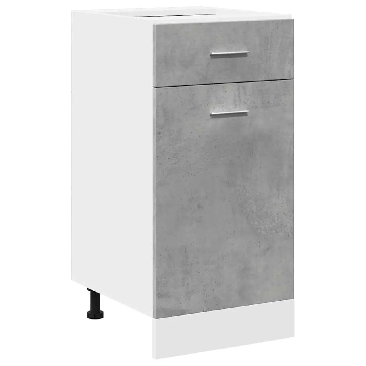 vidaXL Armoire à Tiroir Gris