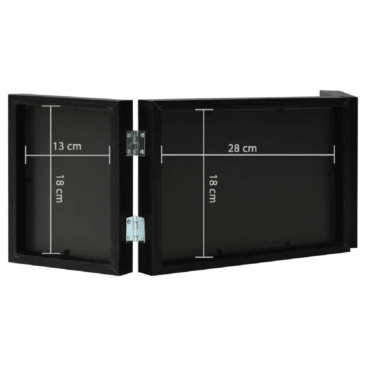 VIDAXL Cadre Photo Dépliable - Noir