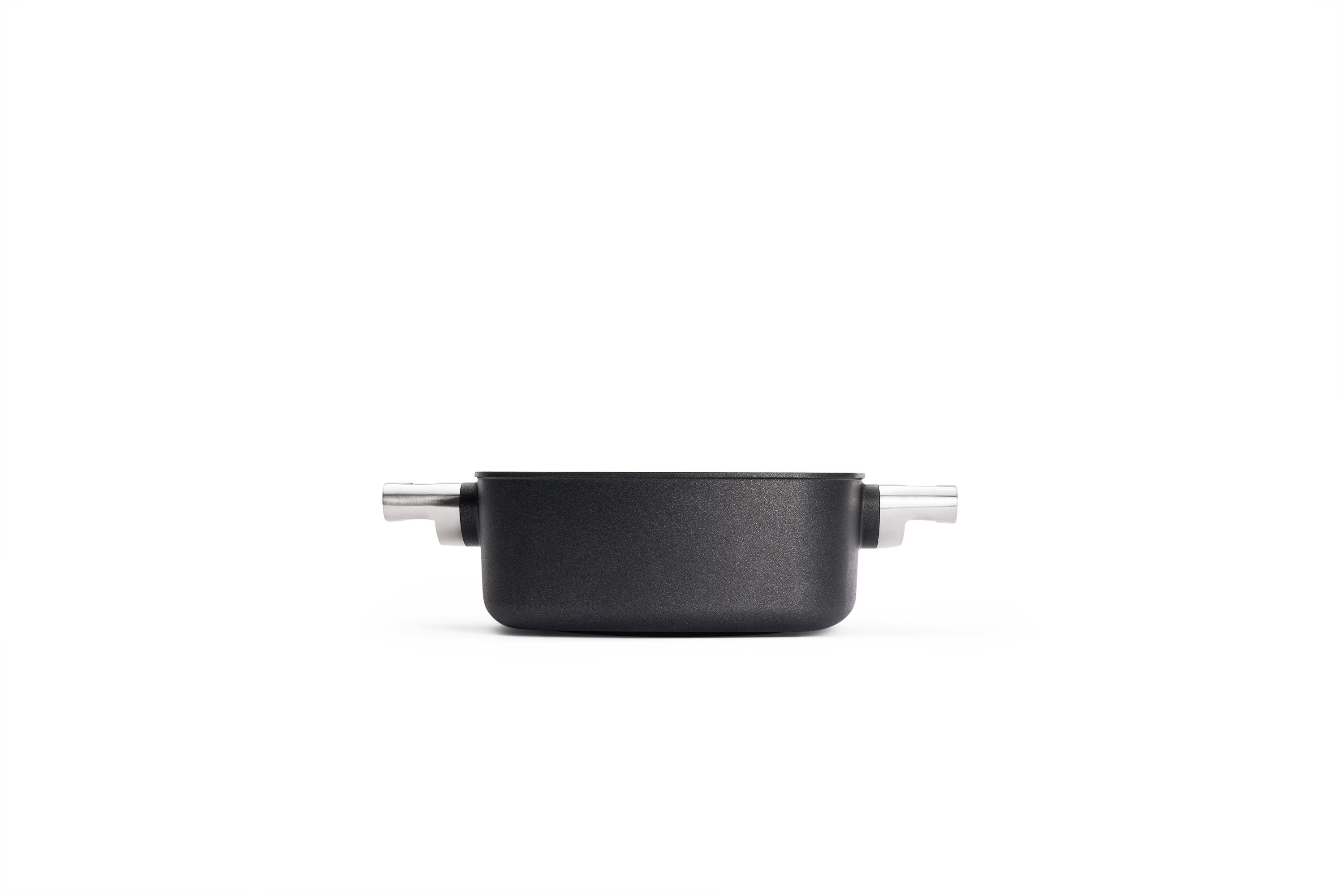 Logic XR Guss-Kasserolle, viereckig - Griffart: Edelstahl Griff