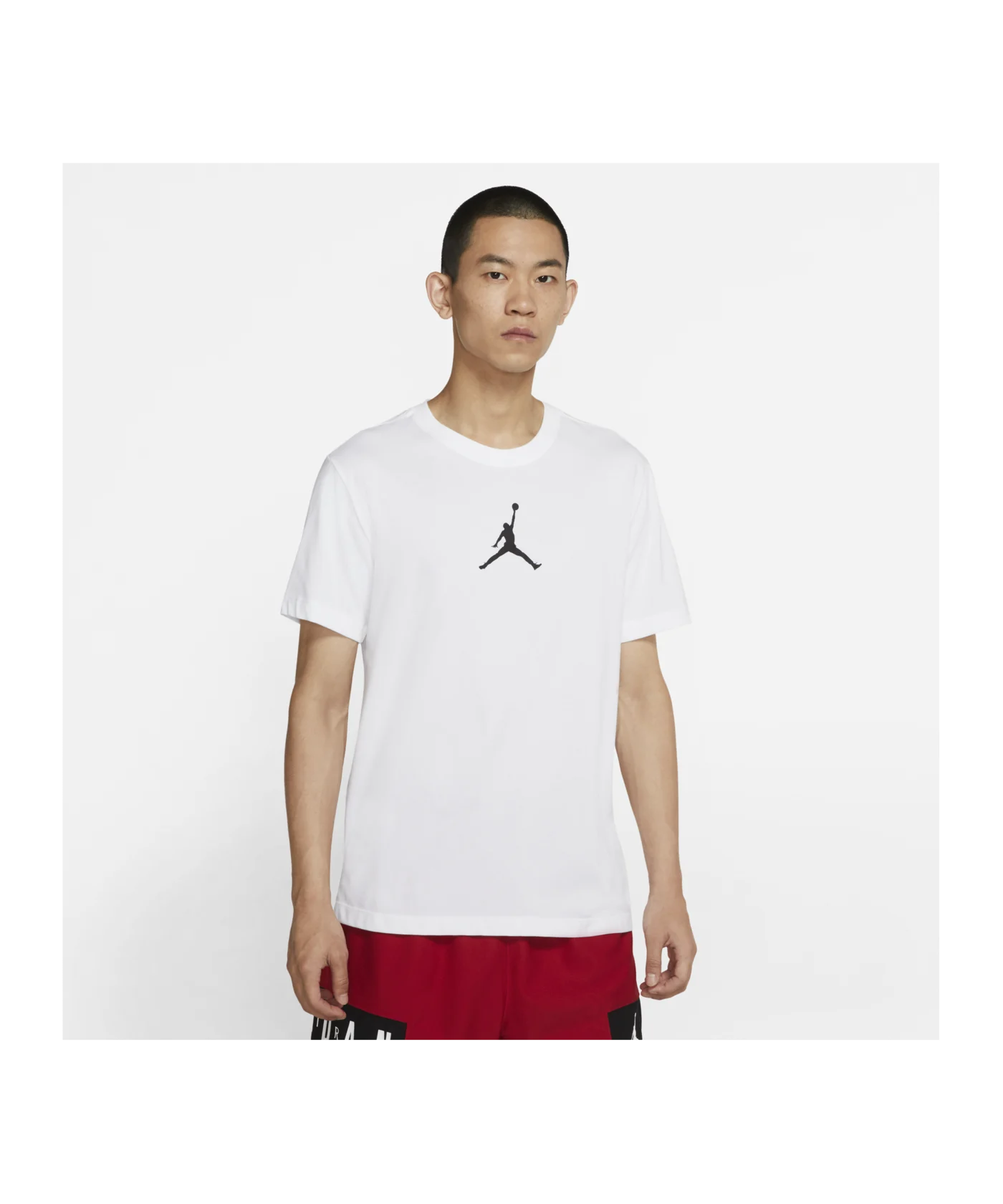 Jordan Jumpman T-Shirt Weiss Schwarz F102