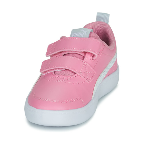 Puma - Courtflex v2 V PS - Rose / Blanc