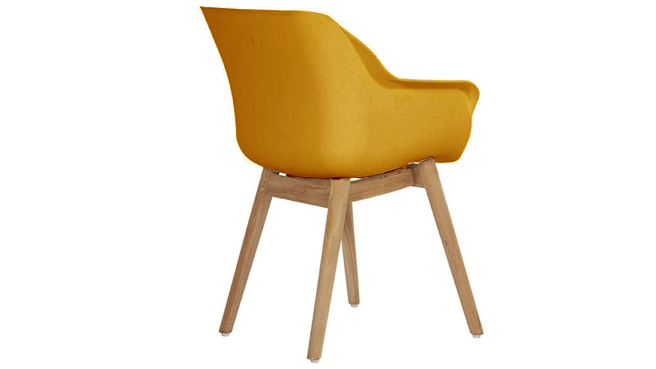 Tuinstoel Curry Yellow 11.688.272 Sophie Teak B62 x D59 x H84 cm