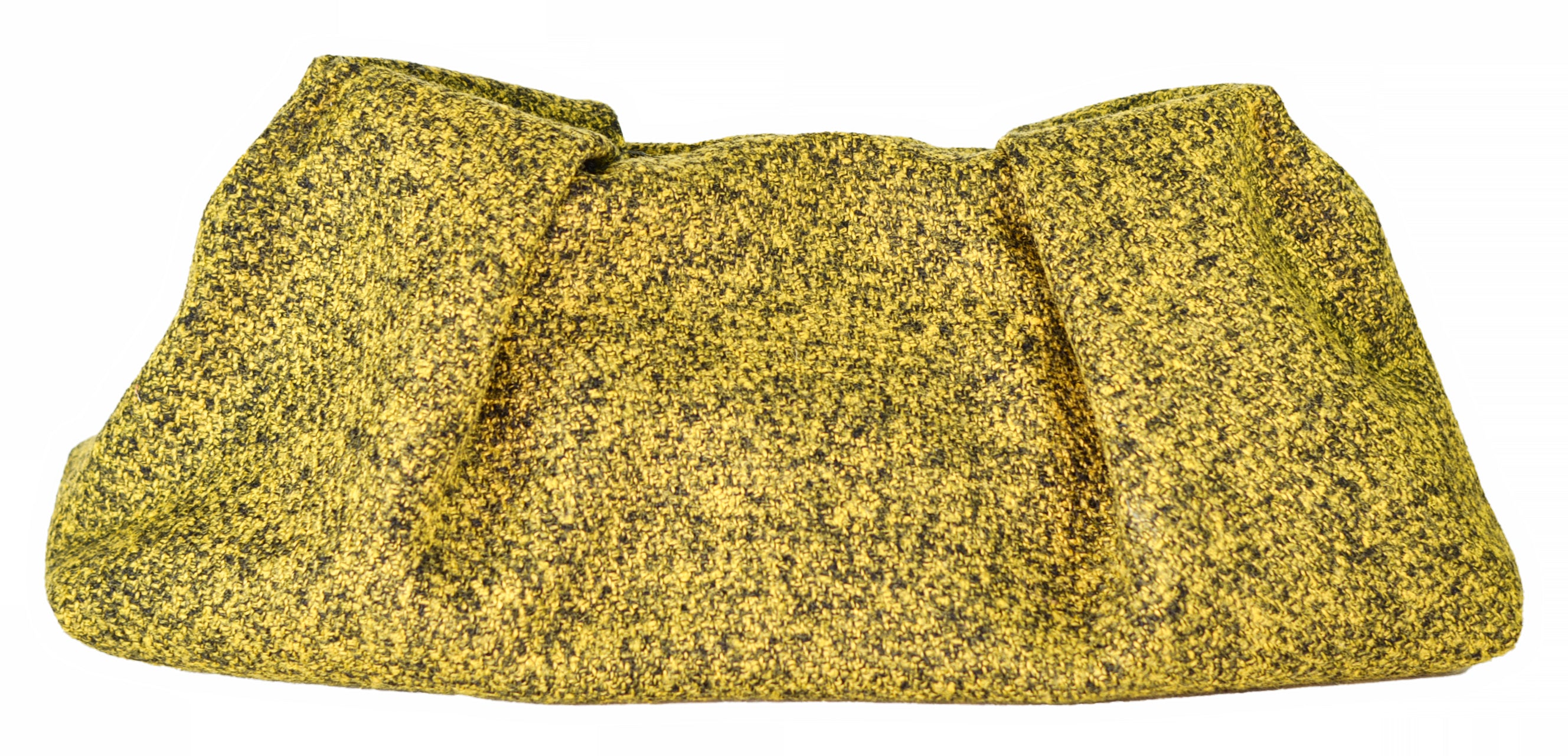 Pochette maxi en tissu tweed