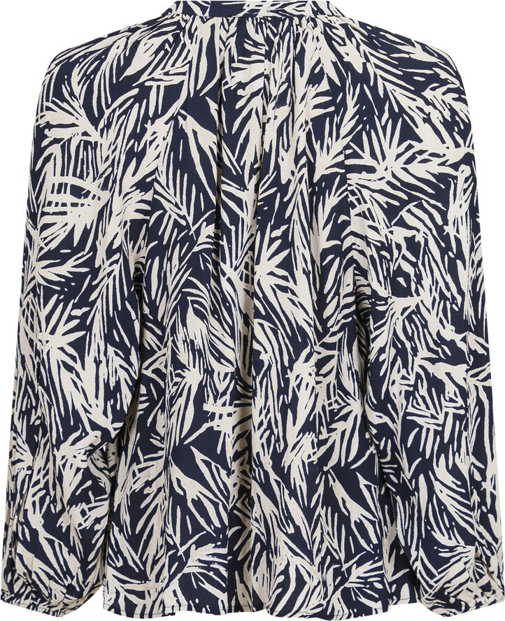 Neo Noir Huma Breeze Blouse Blå