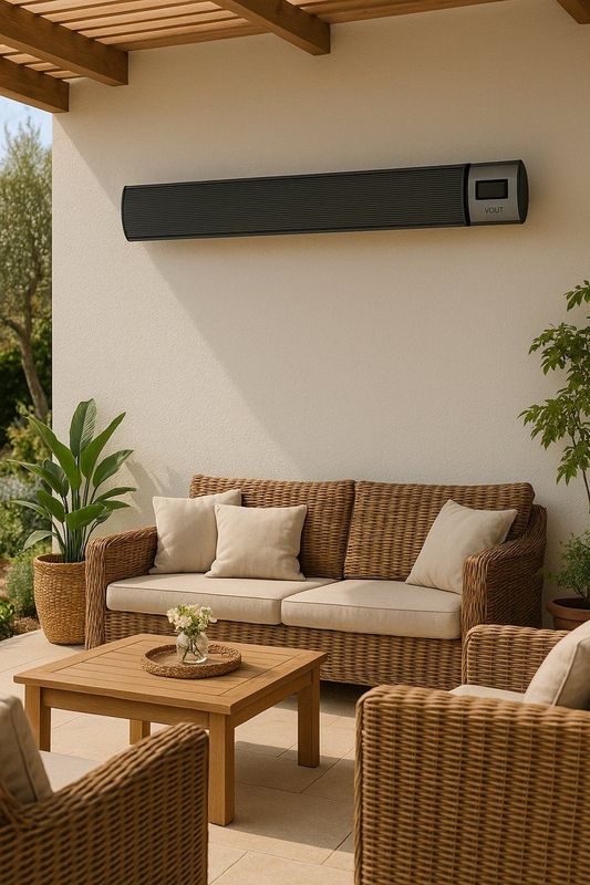 VOLT - I-Red - Infrarood Heater - 1200W - Terrasverwarmer - Wifi - IP44 - 96CM