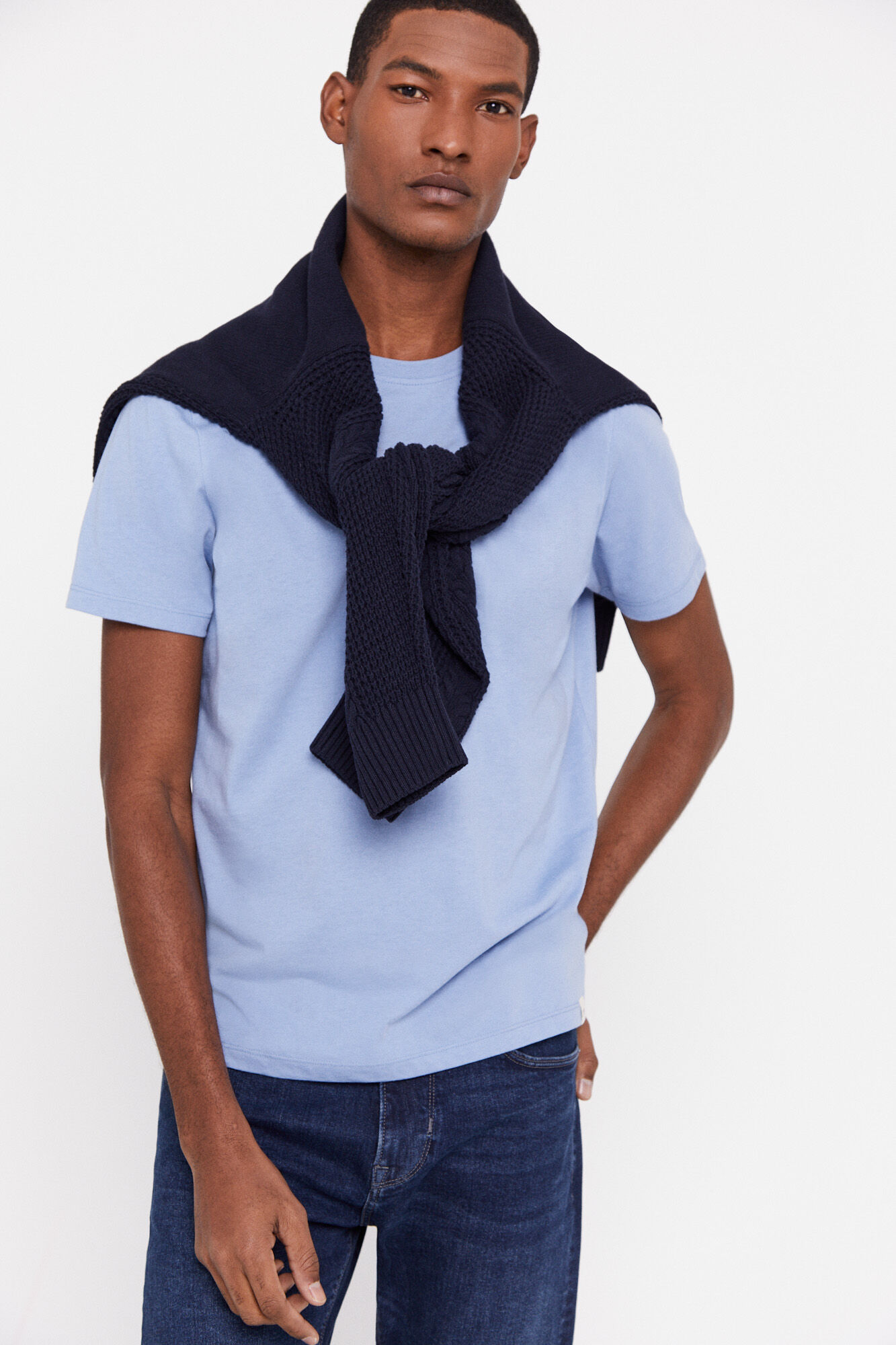 Camiseta básica - Azul