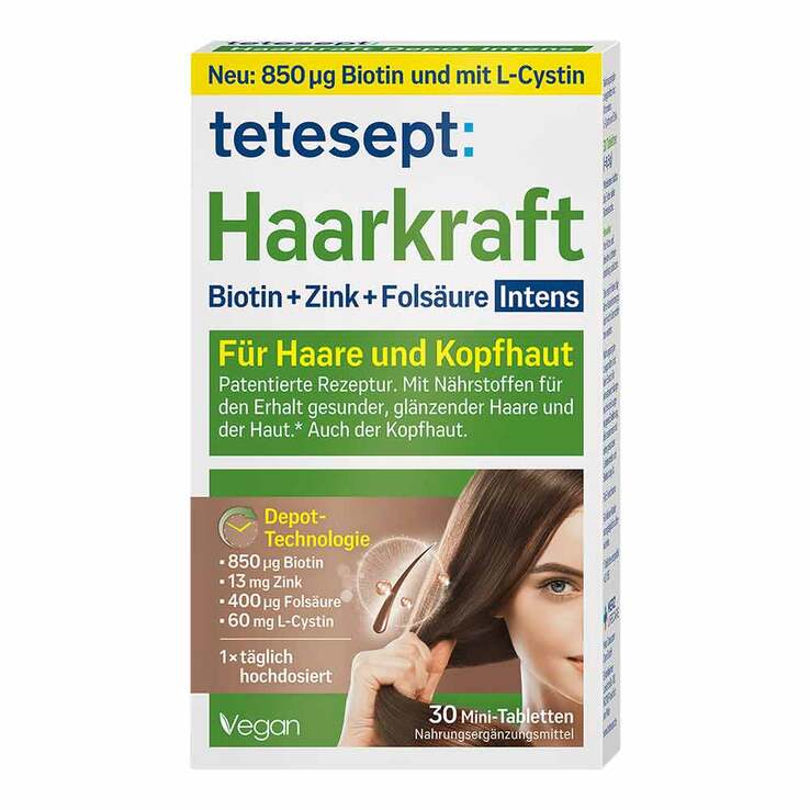 Tetesept Haarkraft Depot Intens Tabletten, 30 St