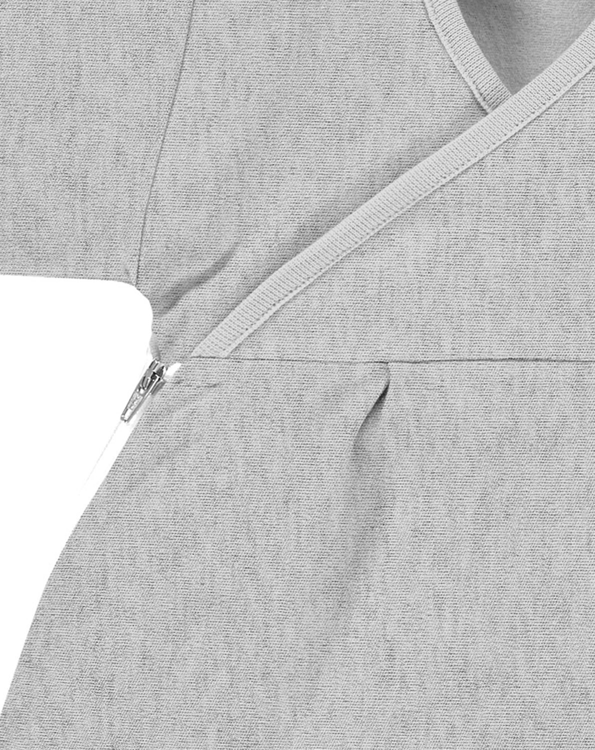 Innen-Schlafsack BABY-MÄXCHEN® in grau melange