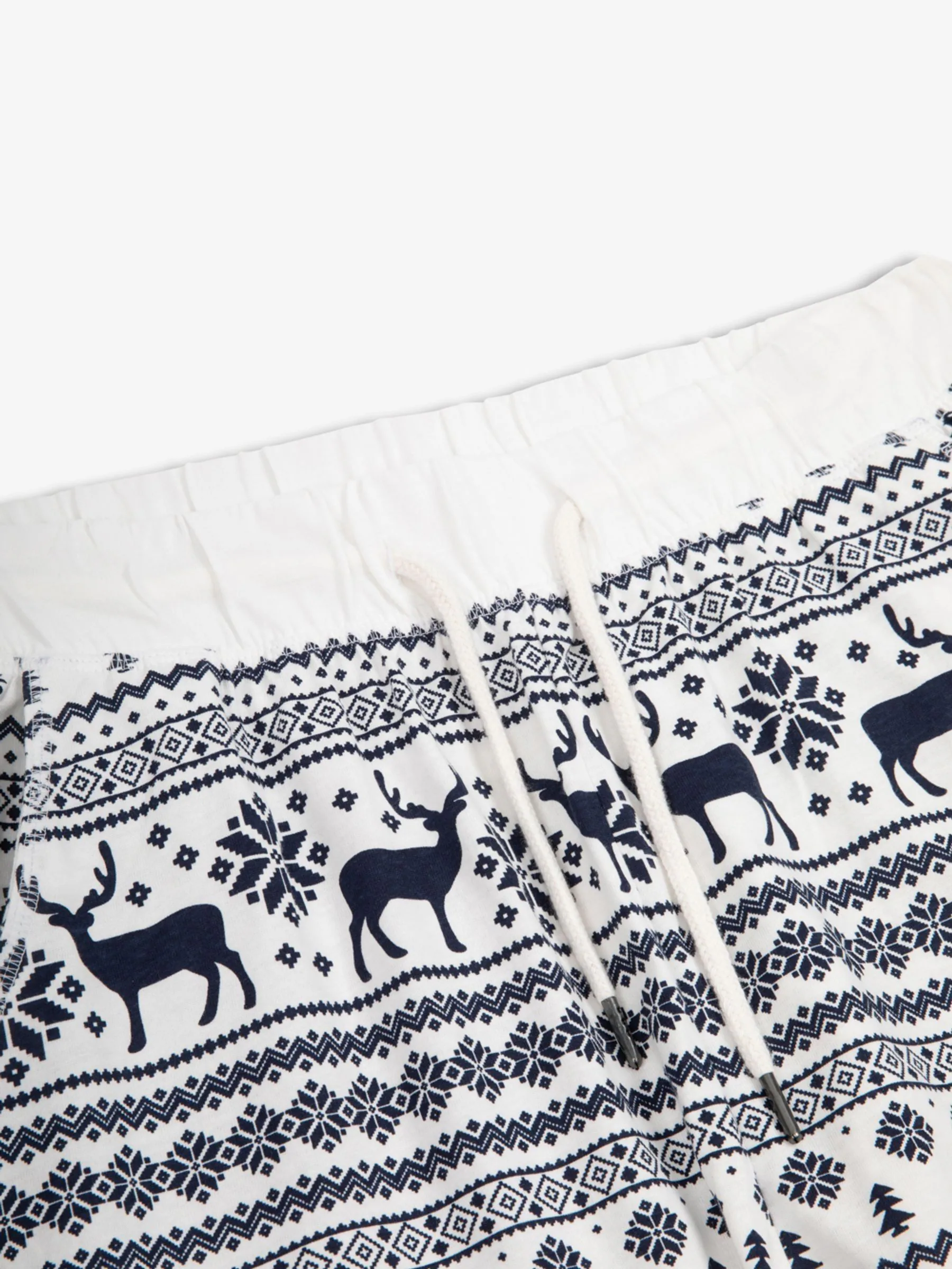 Crème - The Little Tailor kerstpyjama met rendier