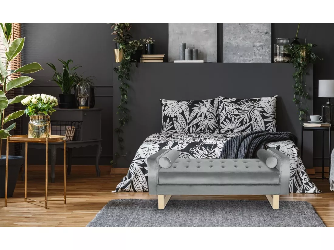 Banquette Capitonnée Velours 