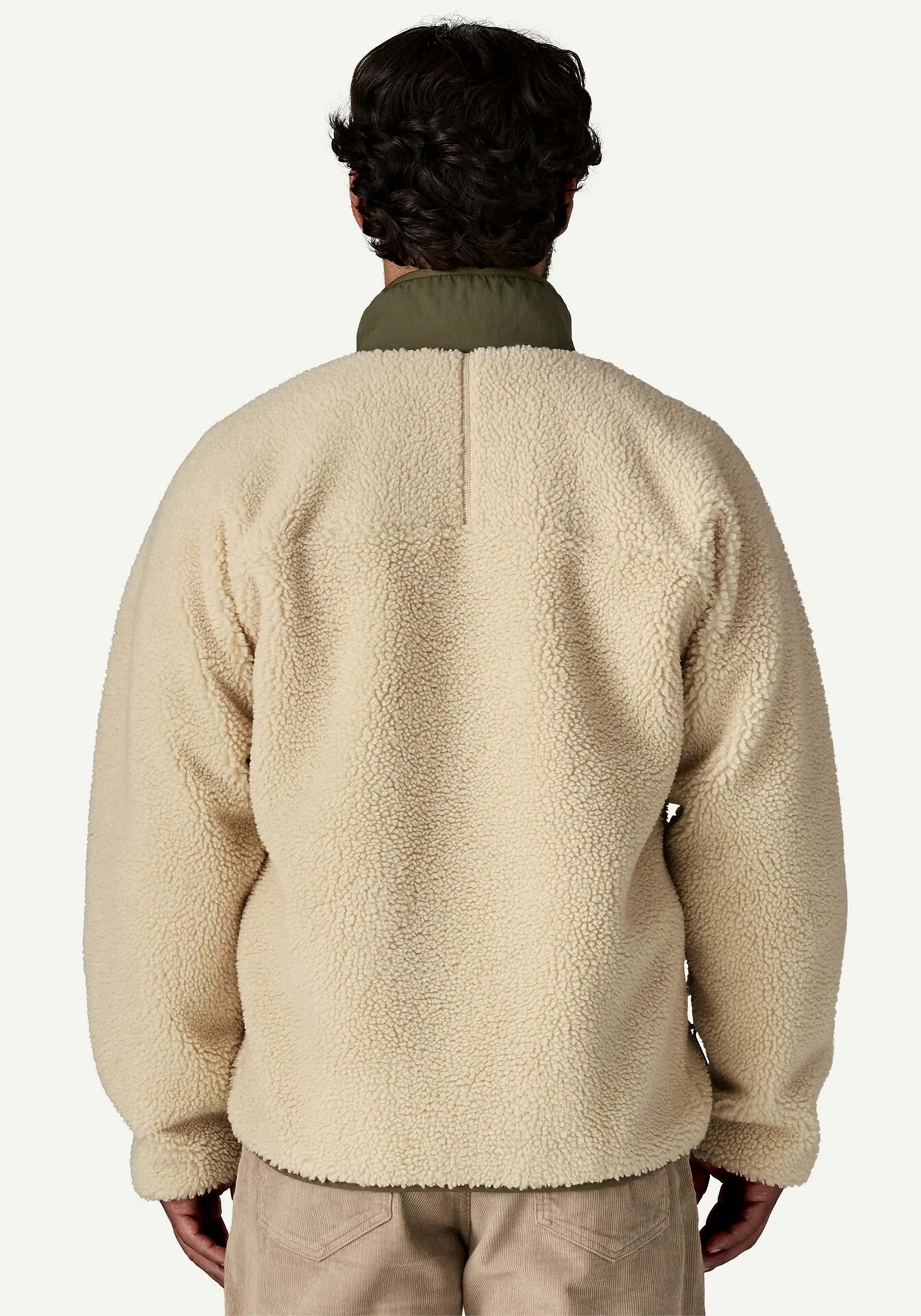Patagonia Fleecejacke M's Classic Retro-X Jacket Dark Natural w/Basin Green