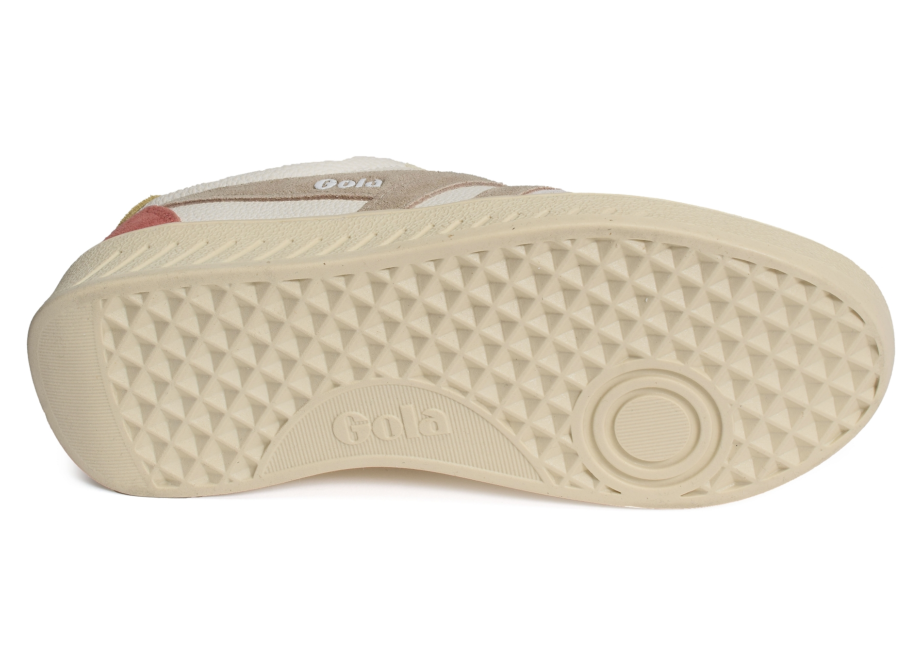 Grandslam trident trainers w blanc beige