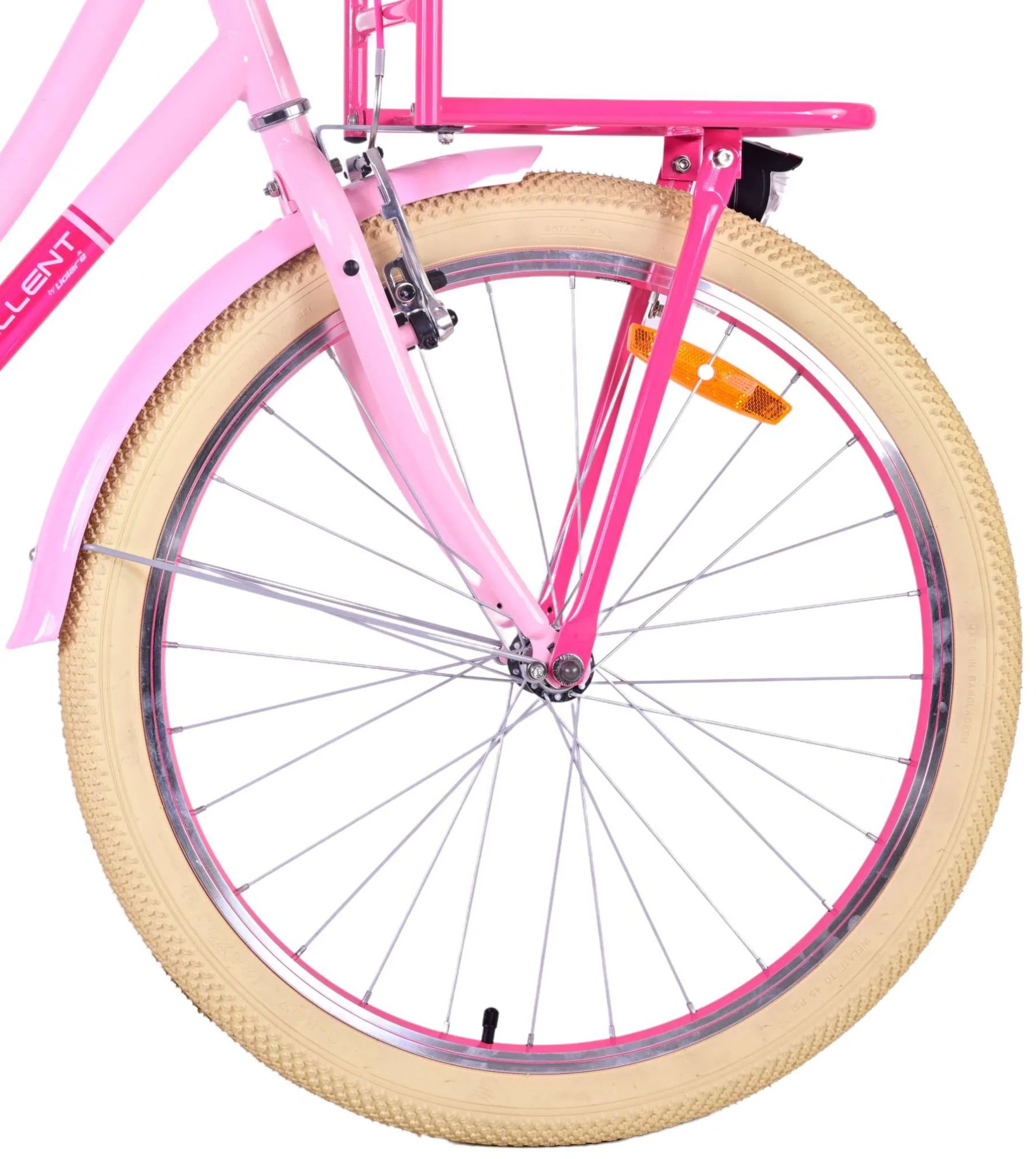 TPFSports Excellent Kinderfahrrad - Mädchen - 24 Zoll - Rücktritt + Handbremse - Grün