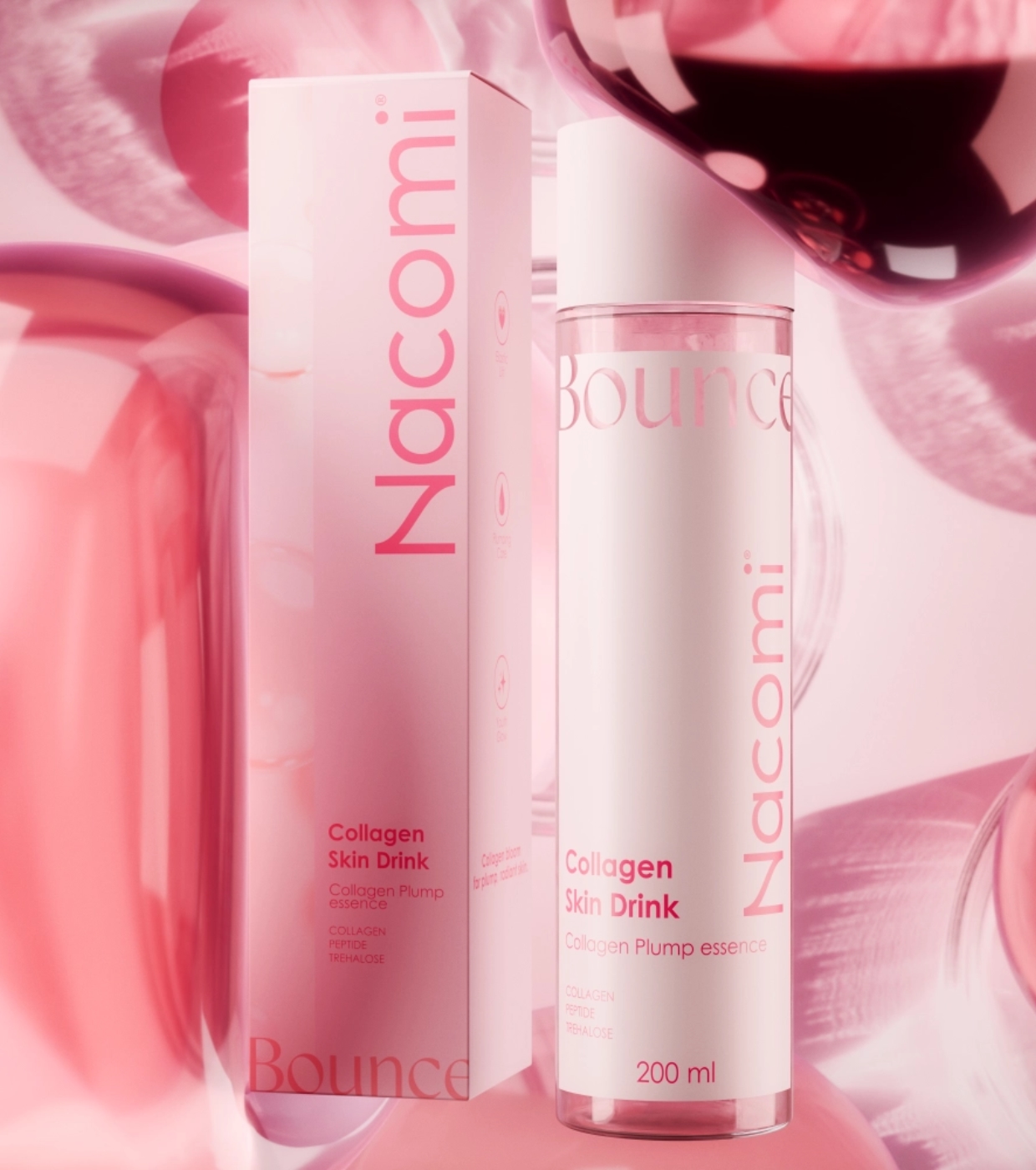 Nacomi - *Hydra Bounce* - Essência Facial Collagen Skin Drink
