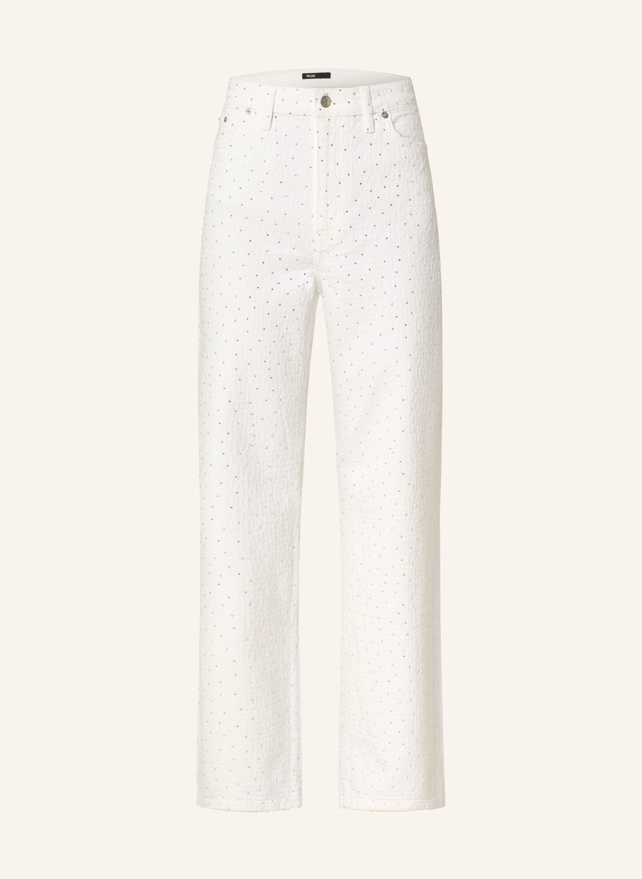 maje Flared Jeans PANTIKUSA mit Schmucksteinen