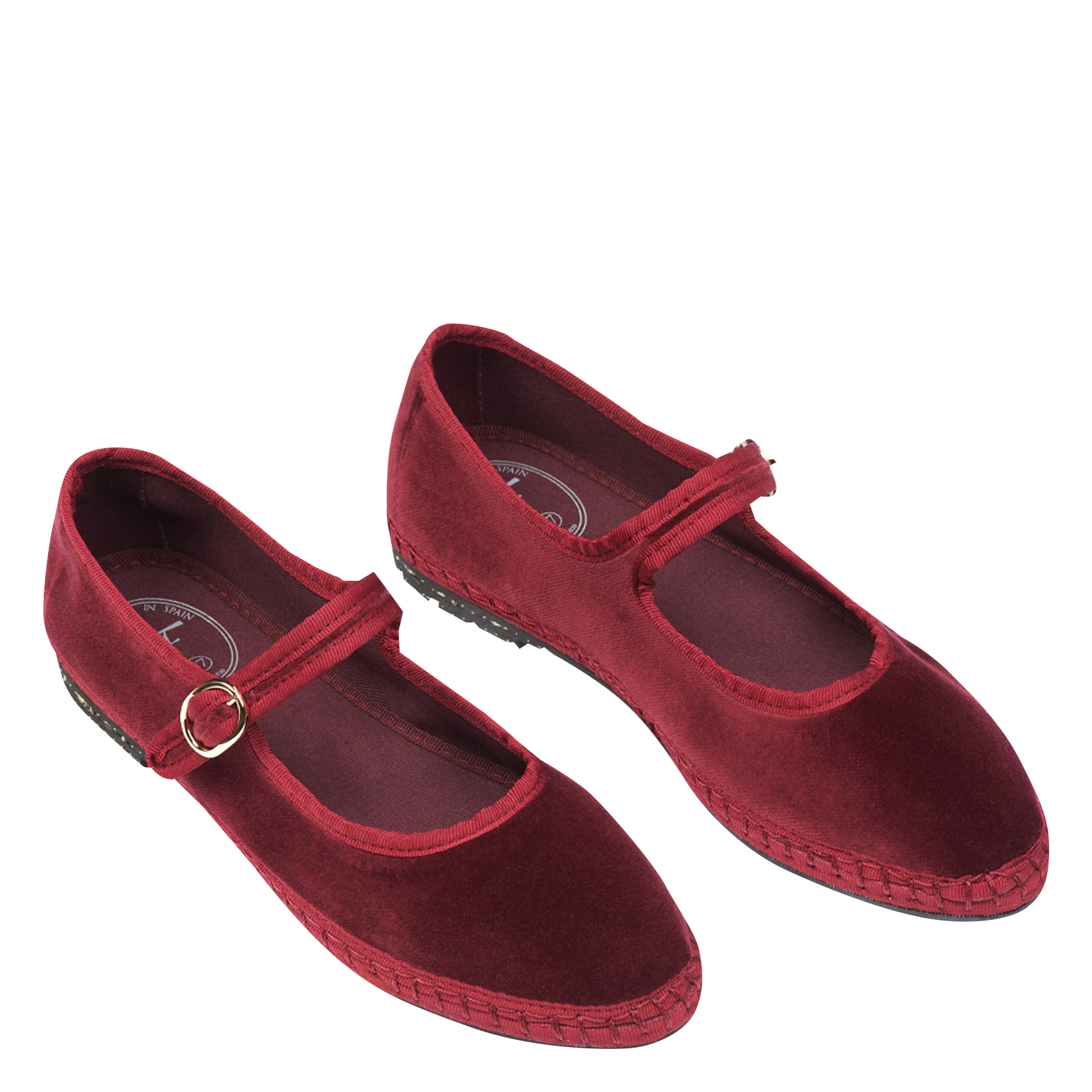 LUCRECIA - Espadrilles en velours | Rouge