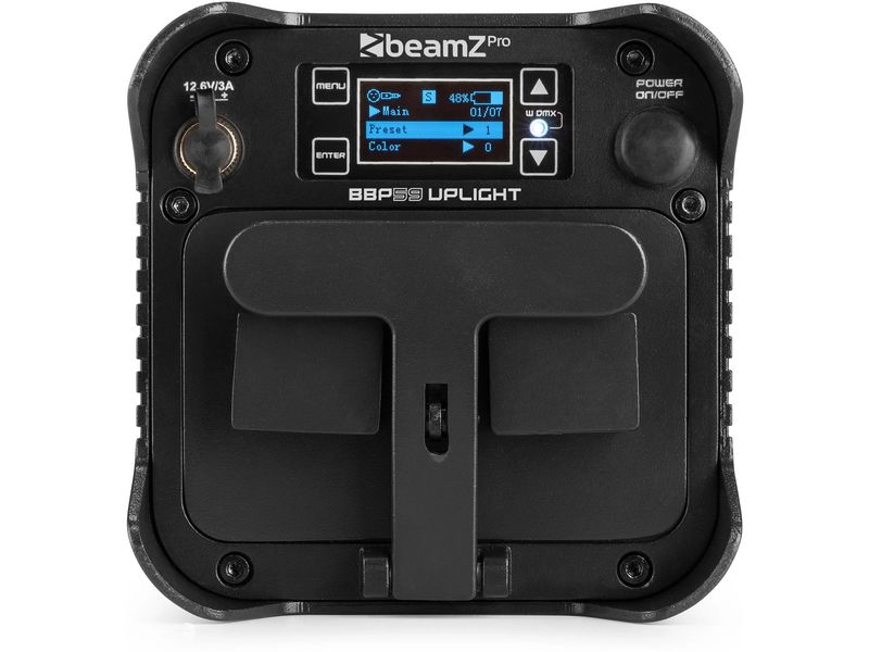 BeamZ Pro Bodenstrahler BBP59 Kompakter akkubetriebener Bodenstrahler mit 12 W LEDs