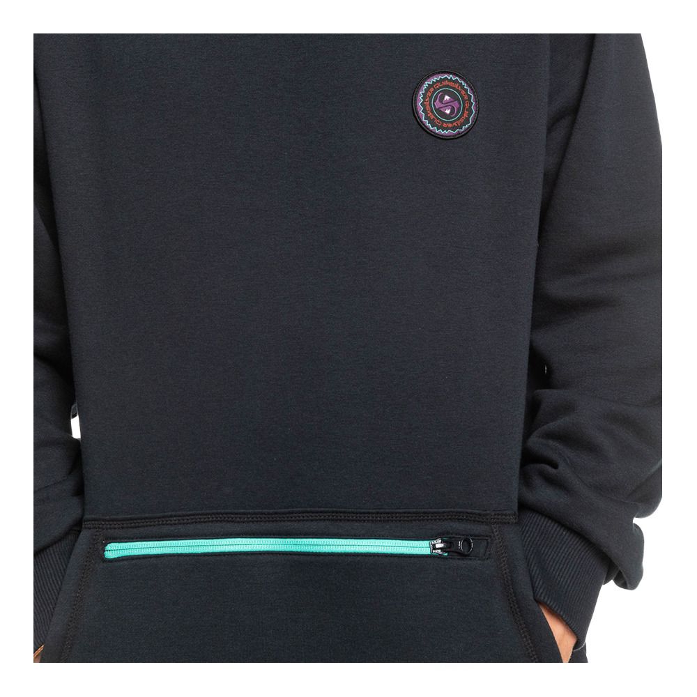 Quiksilver BIG LOGO TECH - Sweat Homme true black