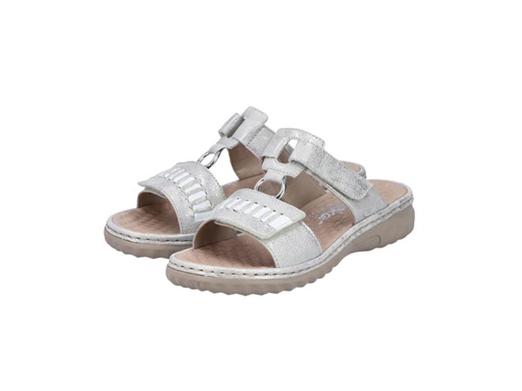 Rieker 60481 fog-silver/weiss