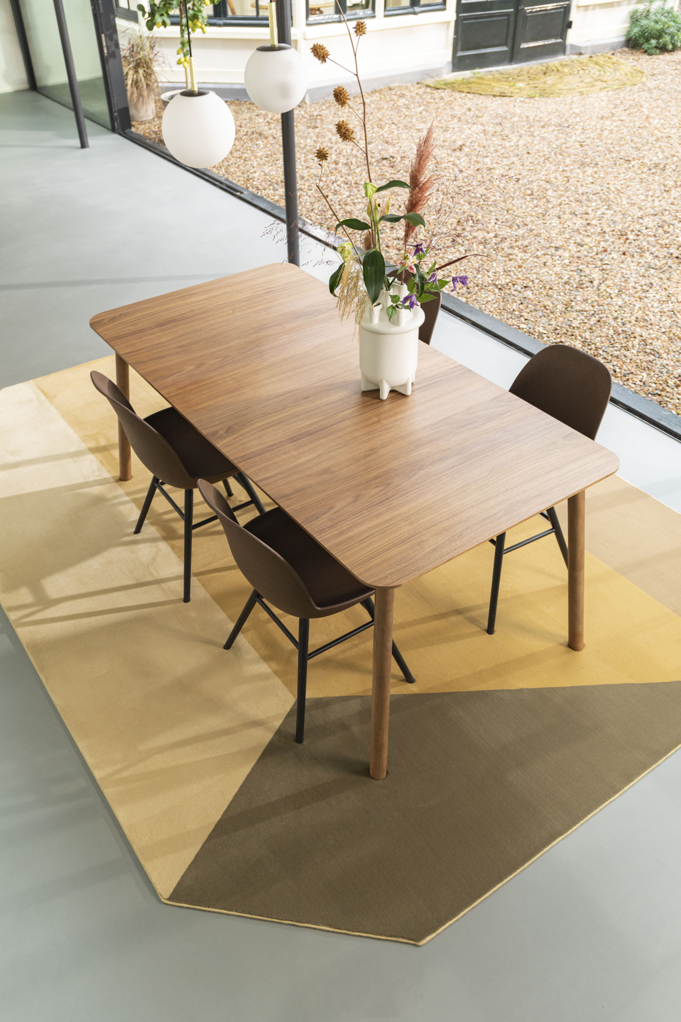 Eettafel Glimps rechthoekig uitschuifbaar naturel 180-240 x 90 cm