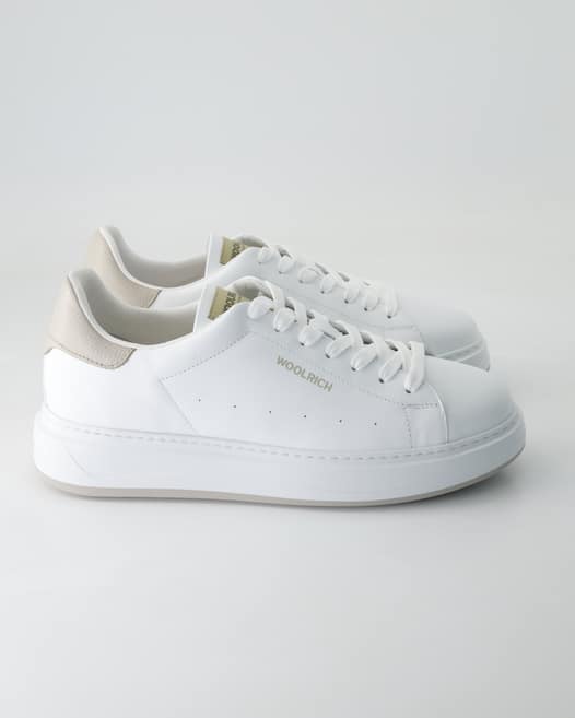Woolrich Arrow Court Sneaker in Weiß