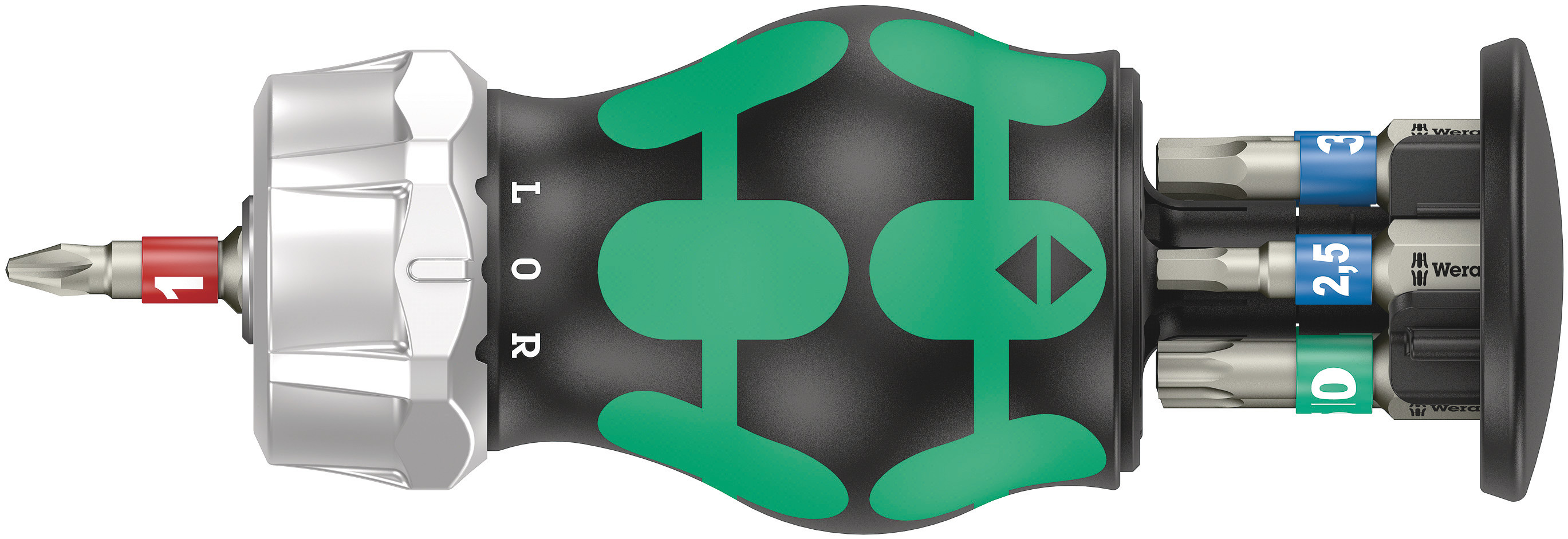 Wera Bicycle Set 5 Stubby Bit Skruetrækker med Skralde
