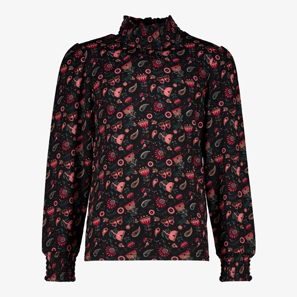 TwoDay meisjes shirt zwart met print