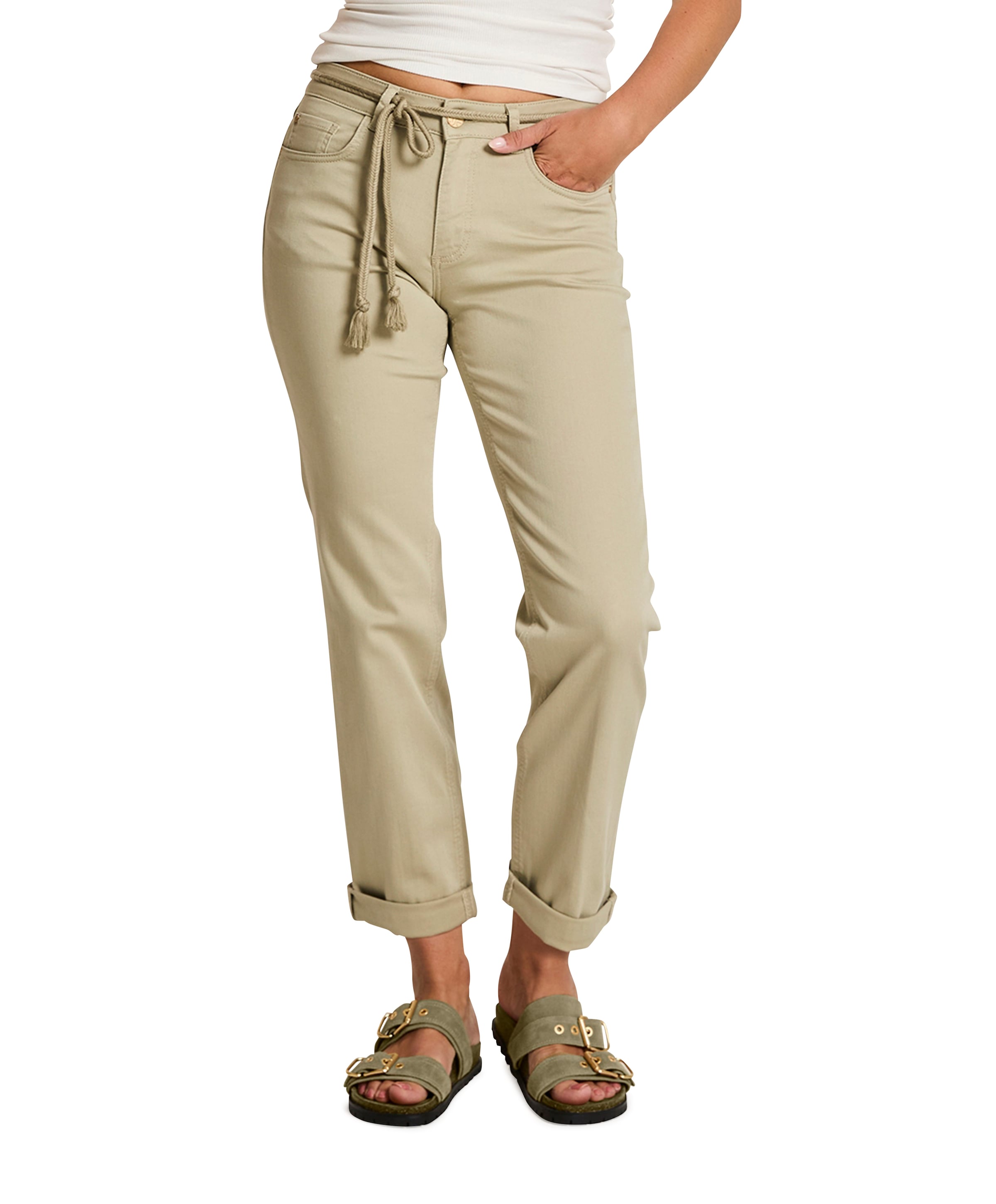 Para Mi Bobby - Color Denim - 637 - Light O dames jeans groen