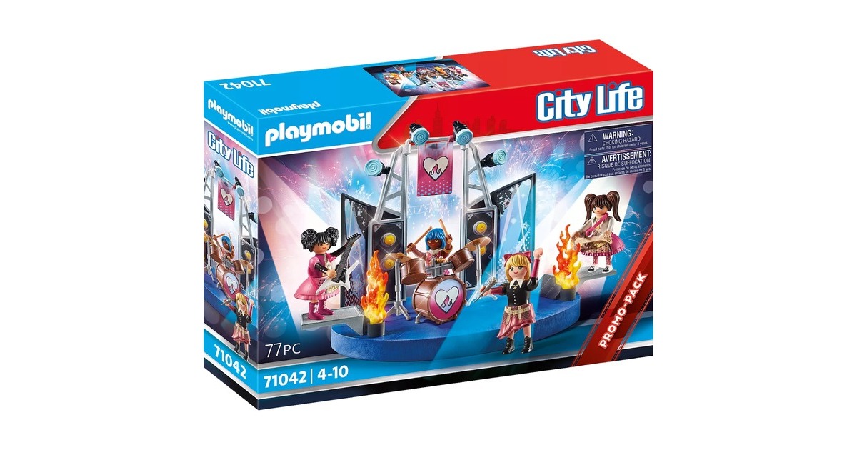 PLAYMOBILCity Life - Band Constructiespeelgoed  (71042)