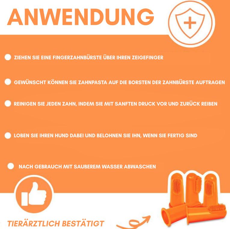 Silicone Finger Zahnbürsten - DogsLife