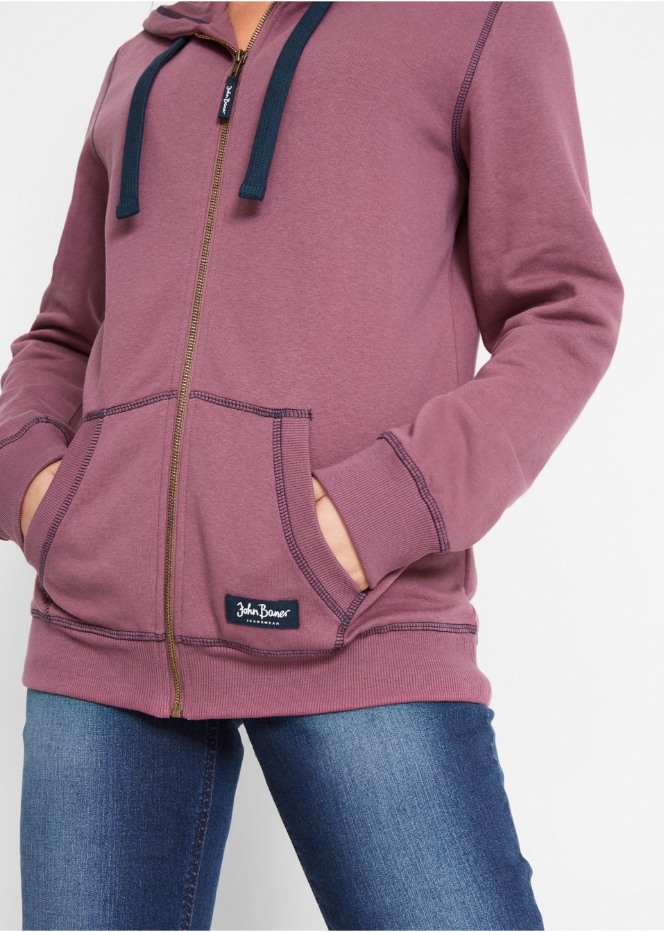 Gilet sweat-shirt à capuche