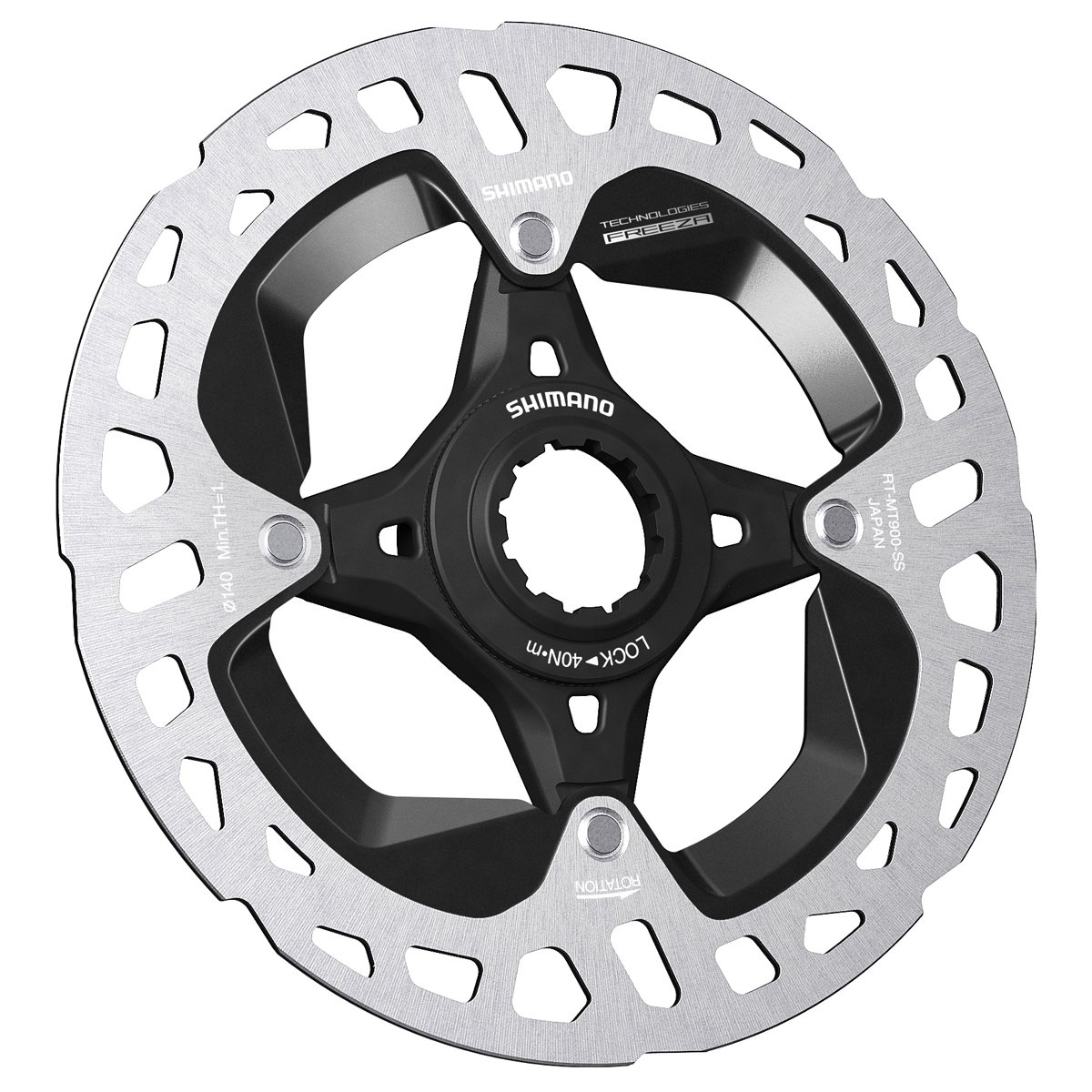 Shimano RT-MT900 Ice-Tech skive til center-lock 180 MM
