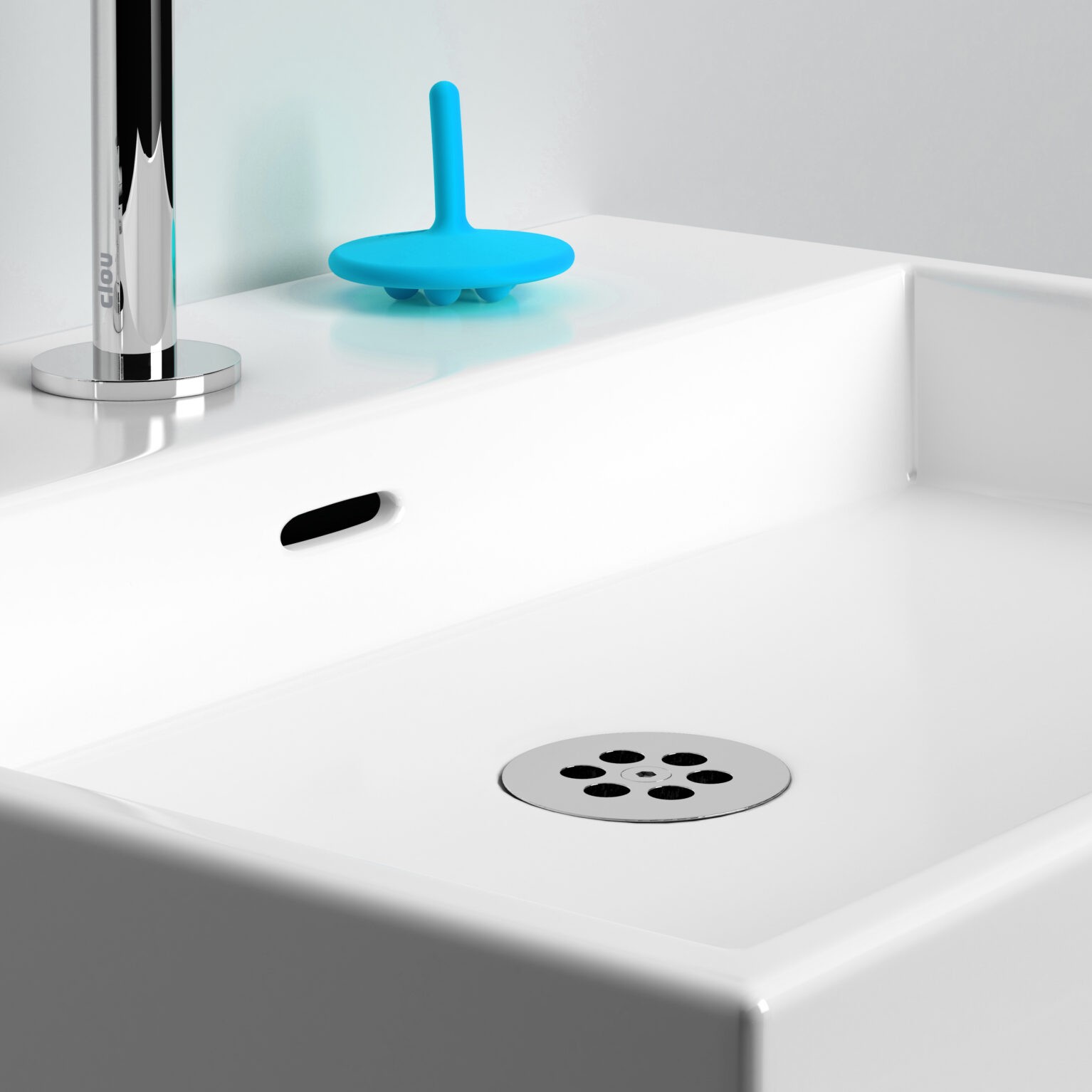 Clou Wash Me siliconen waterstop blauw